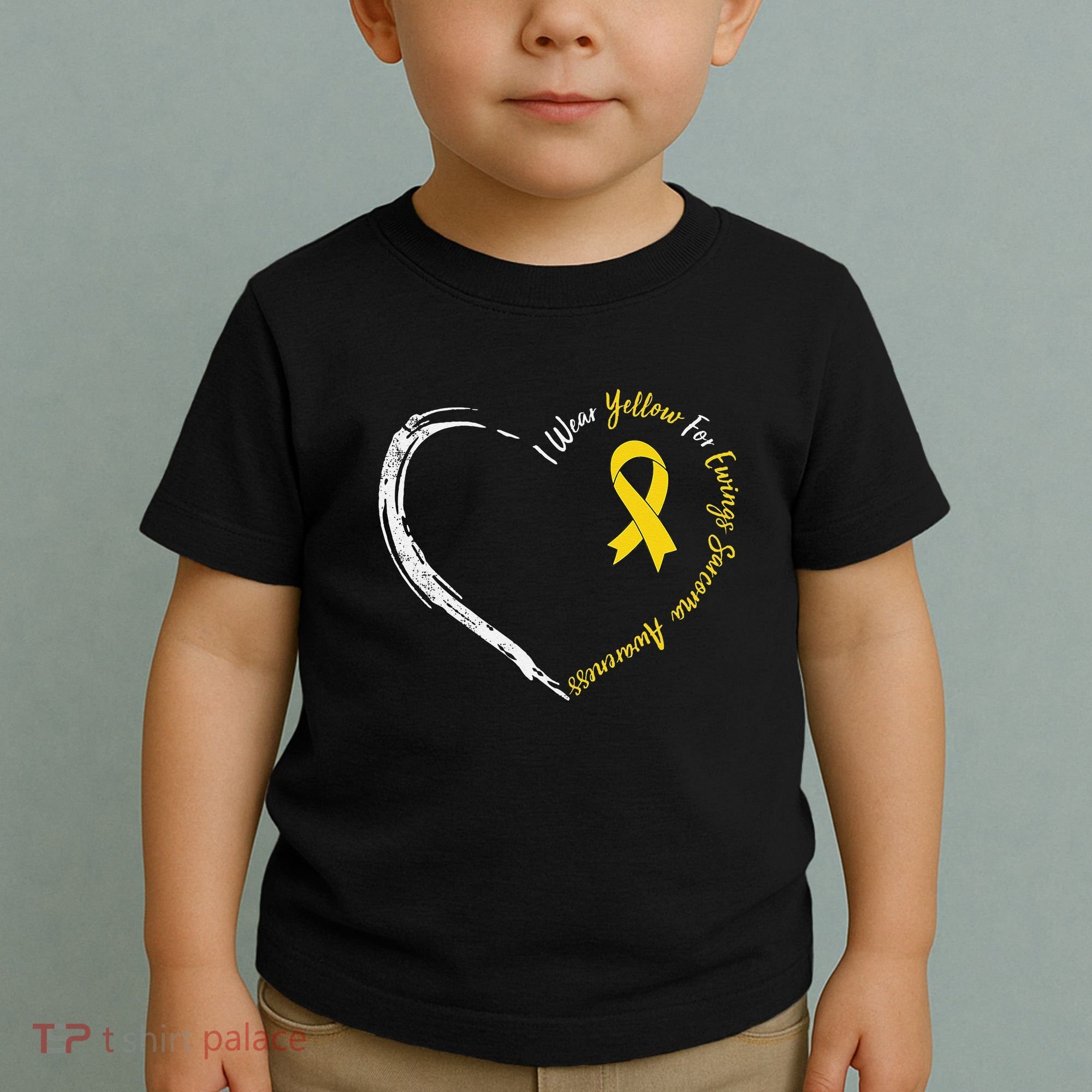 In July We Wear Yellow Ewing Sarcoma Awareness Ribbon Toddler T-Shirt