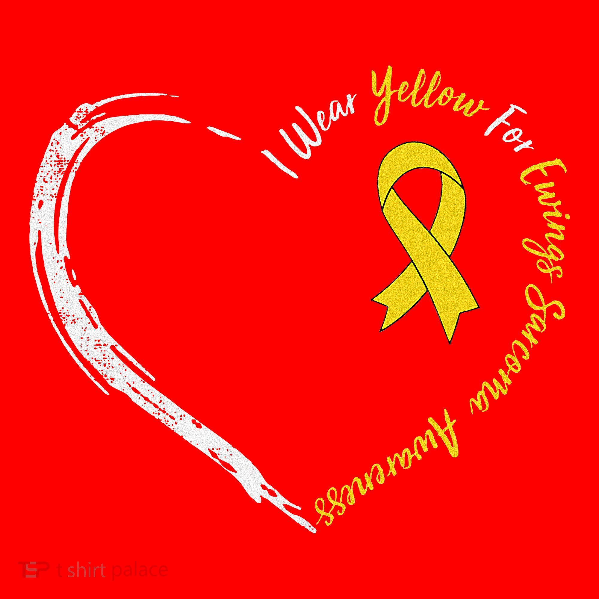 In July We Wear Yellow Ewing Sarcoma Awareness Ribbon Santa Hat