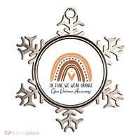 In June We Wear Orange Gun Violence Awareness Rainbow Ornament thumb 0
