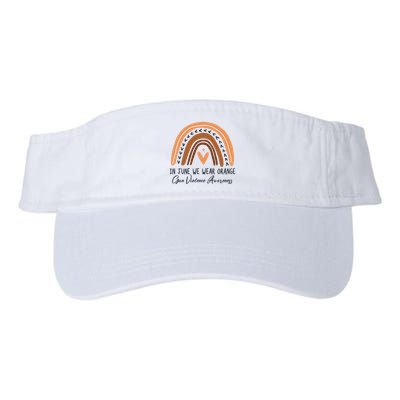 In June We Wear Orange Gun Violence Awareness Rainbow Visor