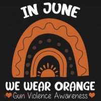 In June Wear Orange Gun Violence Awareness Toddler Hoodie thumb 2