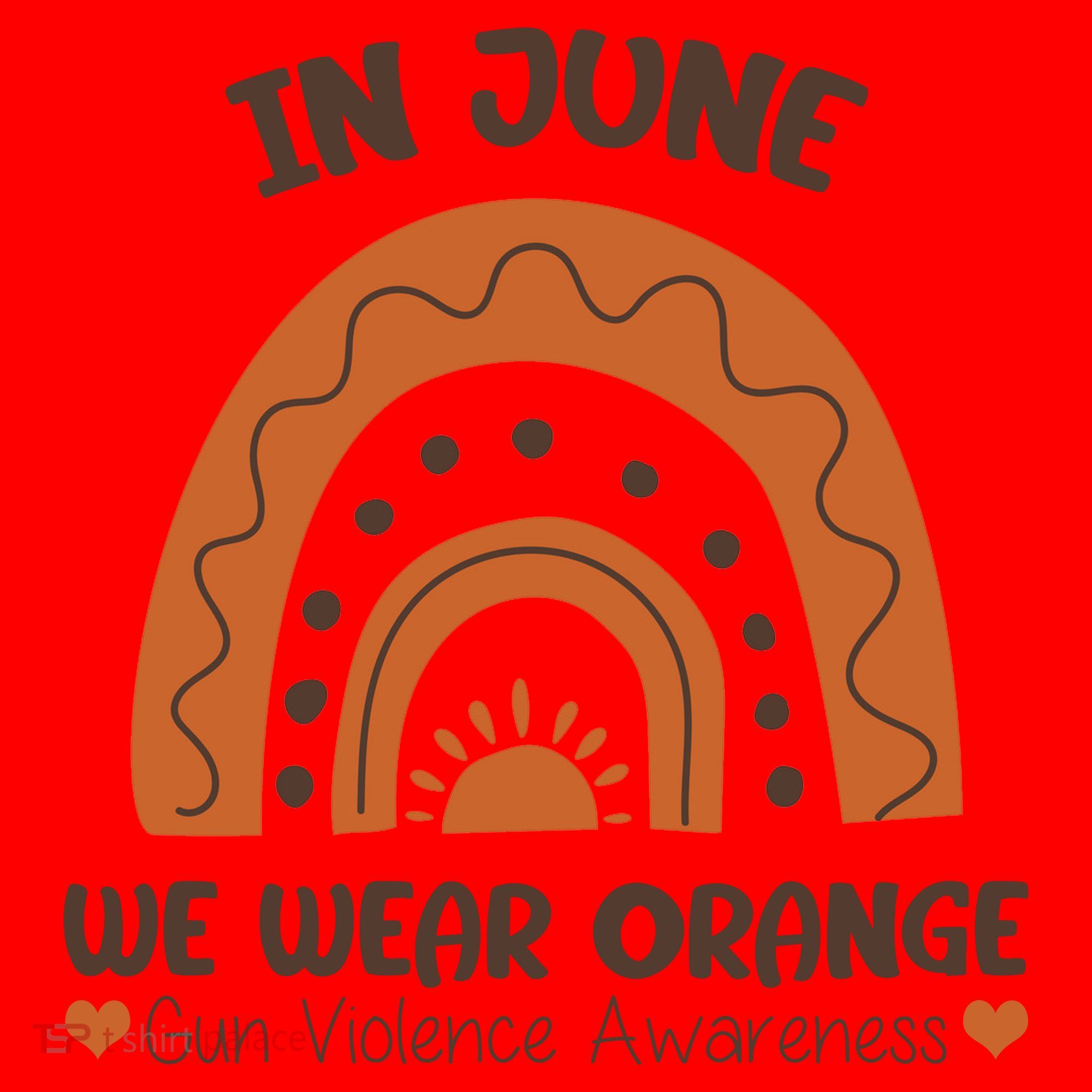 In June Wear Orange Gun Violence Awareness Santa Hat