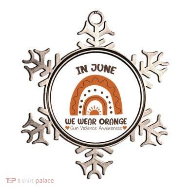 In June Wear Orange Gun Violence Awareness Ornament