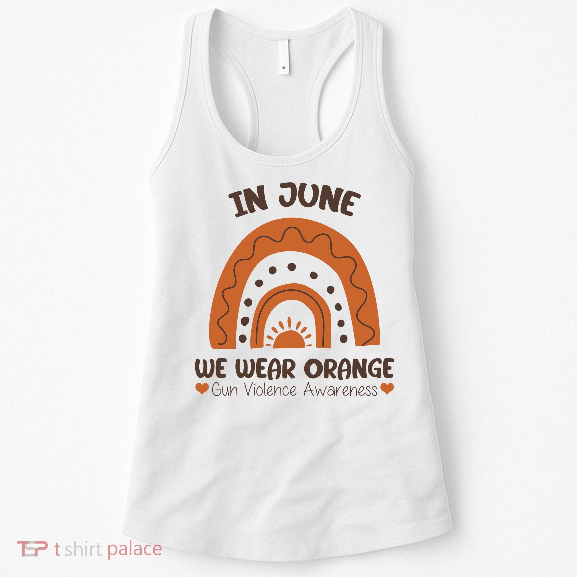 In June Wear Orange Gun Violence Awareness Women's Tank Top