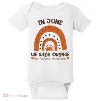 In June Wear Orange Gun Violence Awareness Baby Bodysuit thumb 0