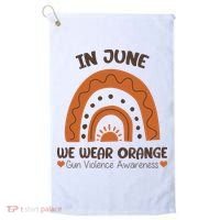 In June Wear Orange Gun Violence Awareness Golf Towel thumb 0
