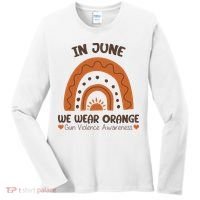 In June Wear Orange Gun Violence Awareness Women's Long Sleeve Shirt thumb 0