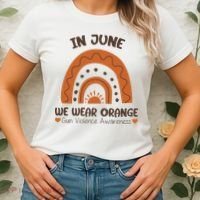 In June Wear Orange Gun Violence Awareness Women's T-Shirt thumb 2