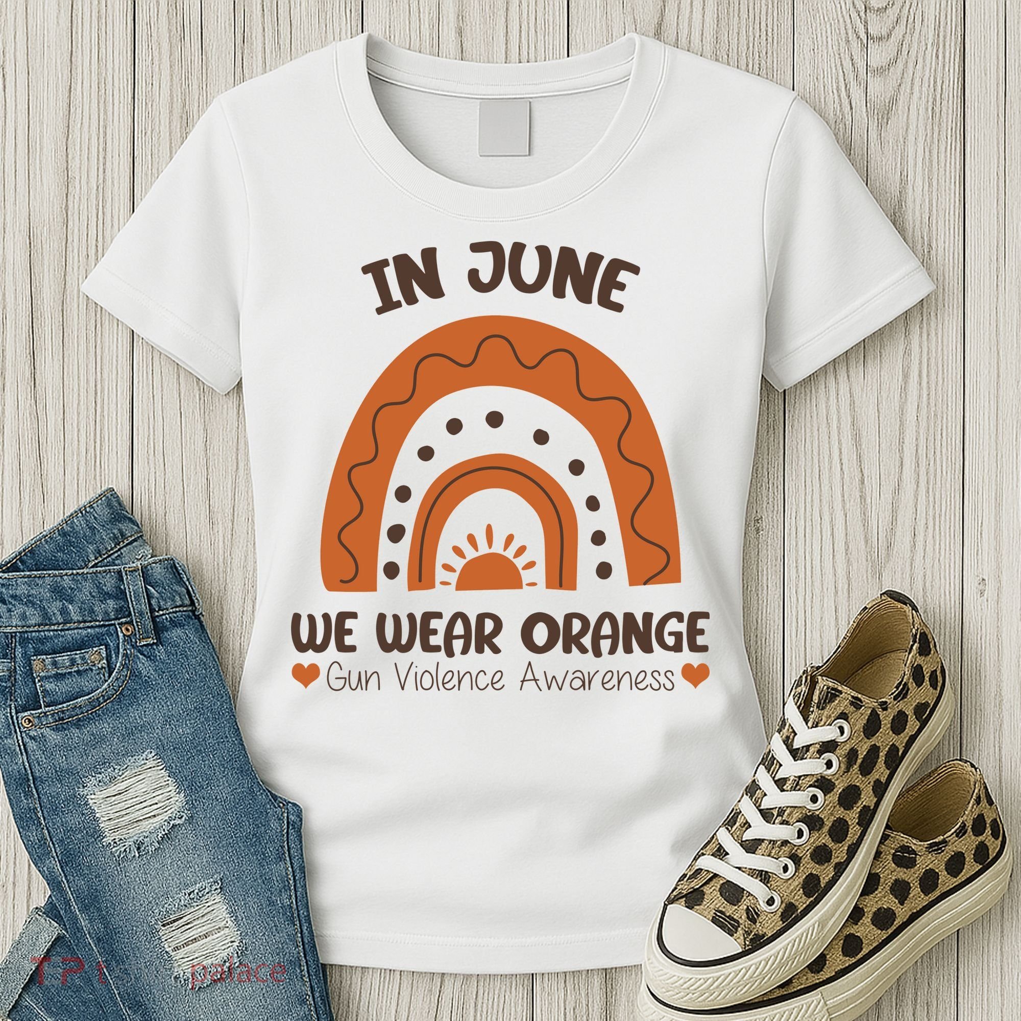 In June Wear Orange Gun Violence Awareness Women's T-Shirt