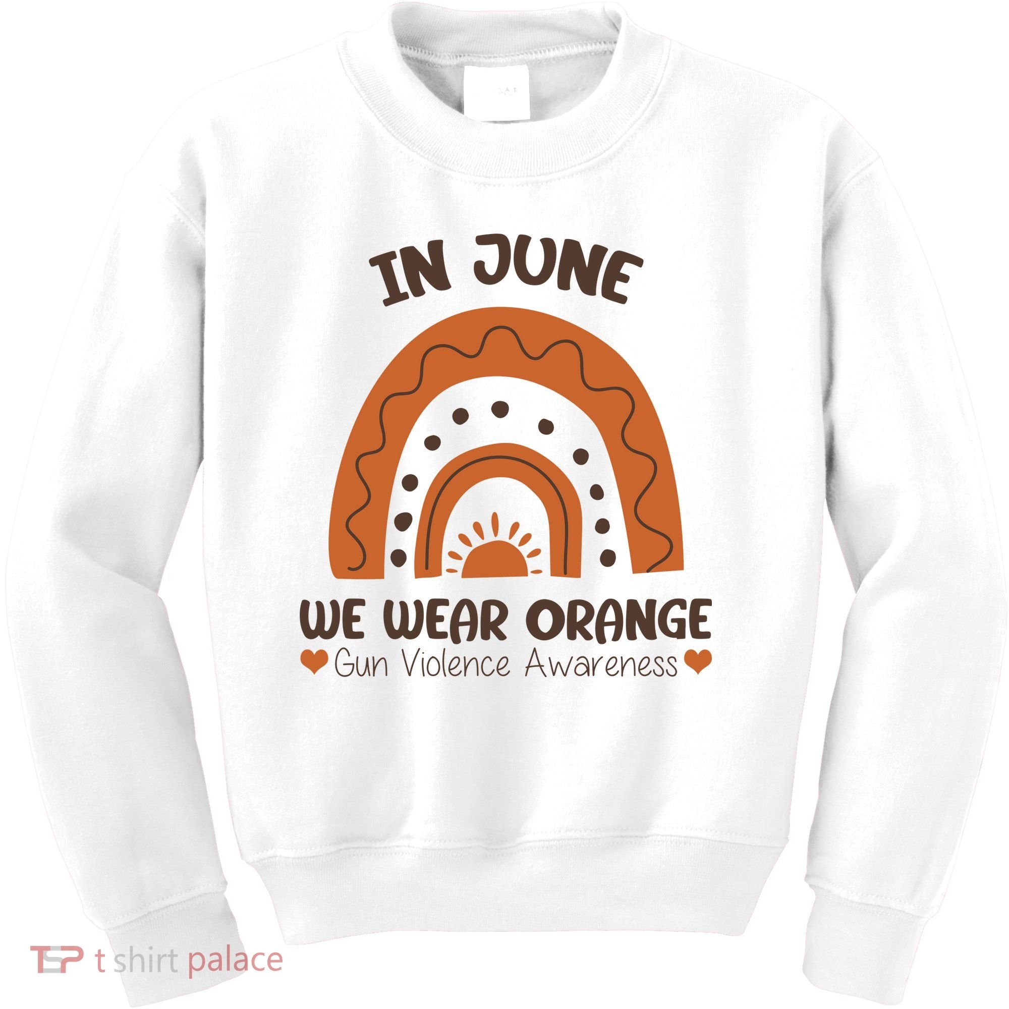 In June Wear Orange Gun Violence Awareness Kids Sweatshirt