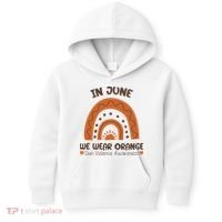 In June Wear Orange Gun Violence Awareness Kids Hoodie thumb 0
