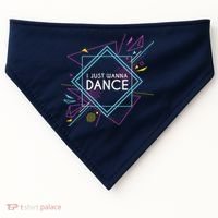 I Just Wanna Dance USA-Made Doggie Bandana thumb 0