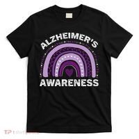 In June We Wear Purple Alzheimer Awareness T-Shirt thumb 0