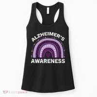 In June We Wear Purple Alzheimer Awareness Women's Tank Top thumb 0