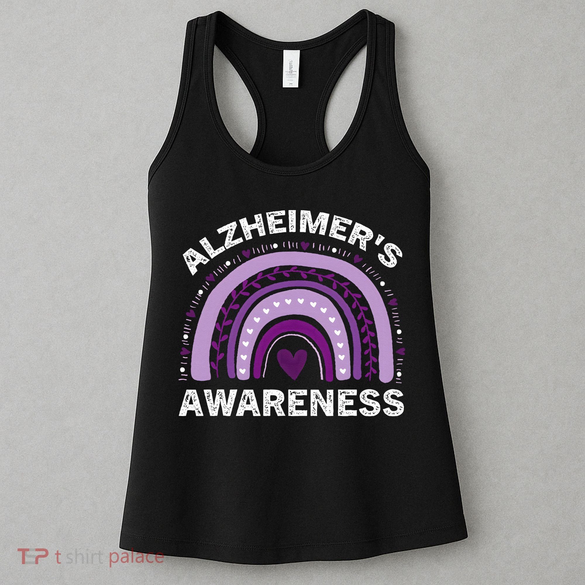 In June We Wear Purple Alzheimer Awareness Women's Tank Top