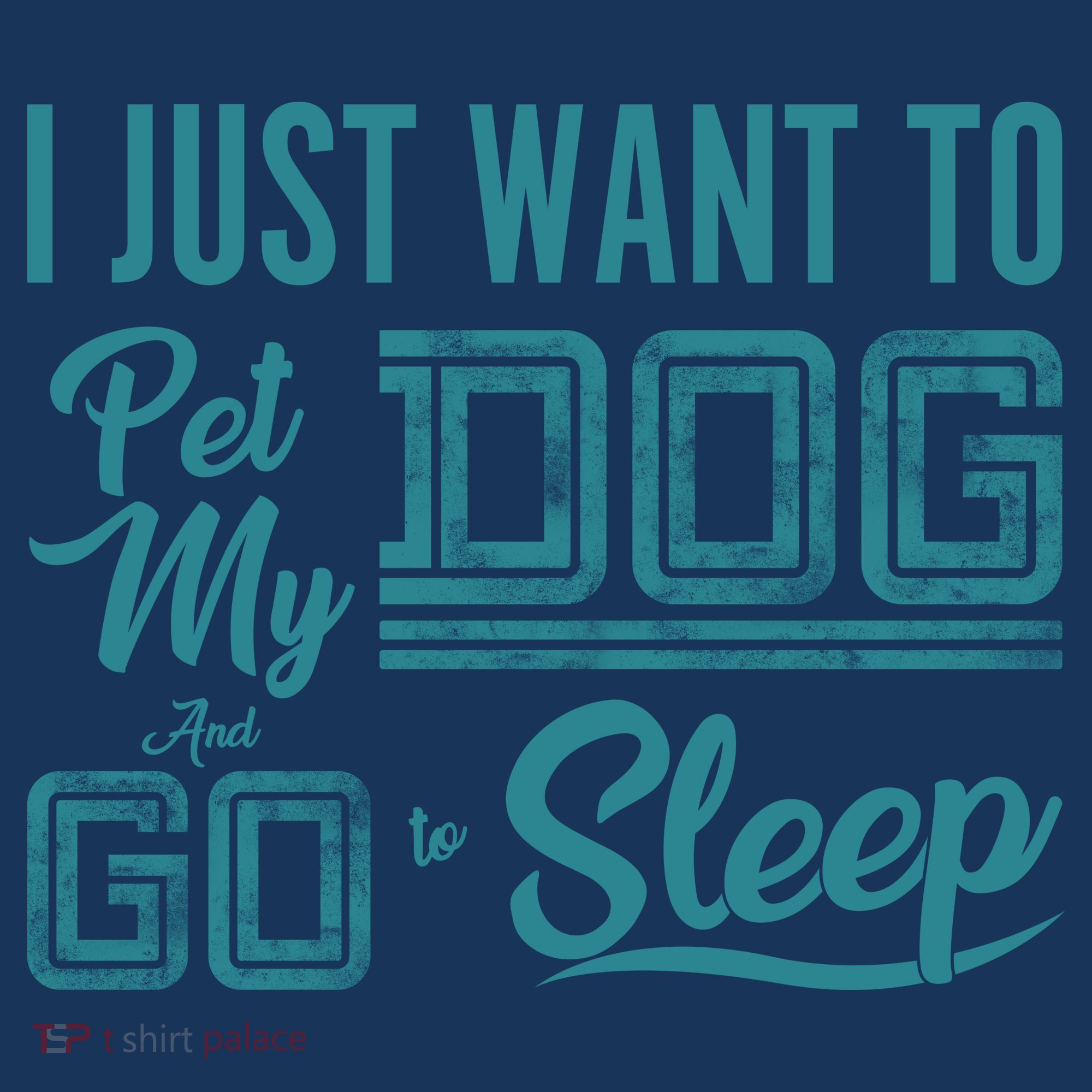I Just Want To Pet My Dog And Sleep Mousepad