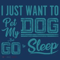 I Just Want To Pet My Dog And Sleep Women's Tank Top thumb 5