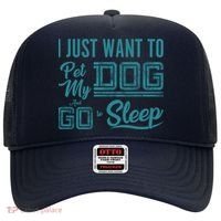 I Just Want To Pet My Dog And Sleep Hat thumb 0