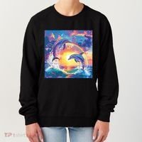 I Just Wanna Be Part Of Your Symphony Symphony Dolphin Meme Women's Sweatshirt thumb 0