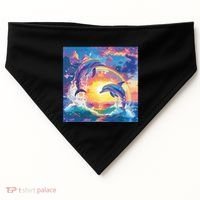 I Just Wanna Be Part Of Your Symphony Symphony Dolphin Meme USA-Made Doggie Bandana thumb 0