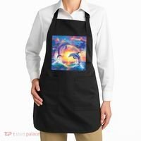 I Just Wanna Be Part Of Your Symphony Symphony Dolphin Meme Apron thumb 2