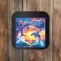 I Just Wanna Be Part Of Your Symphony Symphony Dolphin Meme Coaster thumb 0