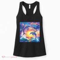 I Just Wanna Be Part Of Your Symphony Symphony Dolphin Meme Women's Tank Top thumb 0