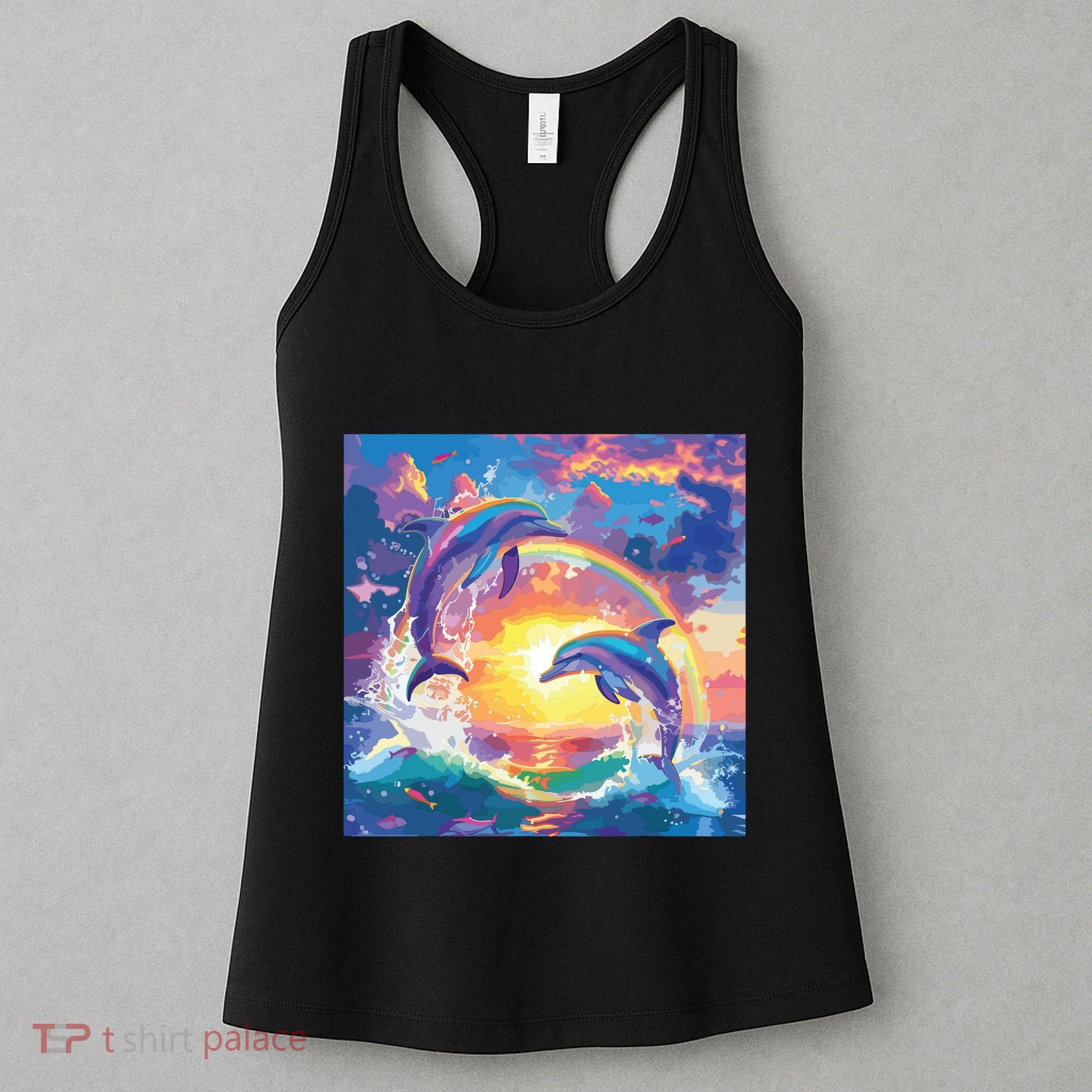 I Just Wanna Be Part Of Your Symphony Symphony Dolphin Meme Women's Tank Top