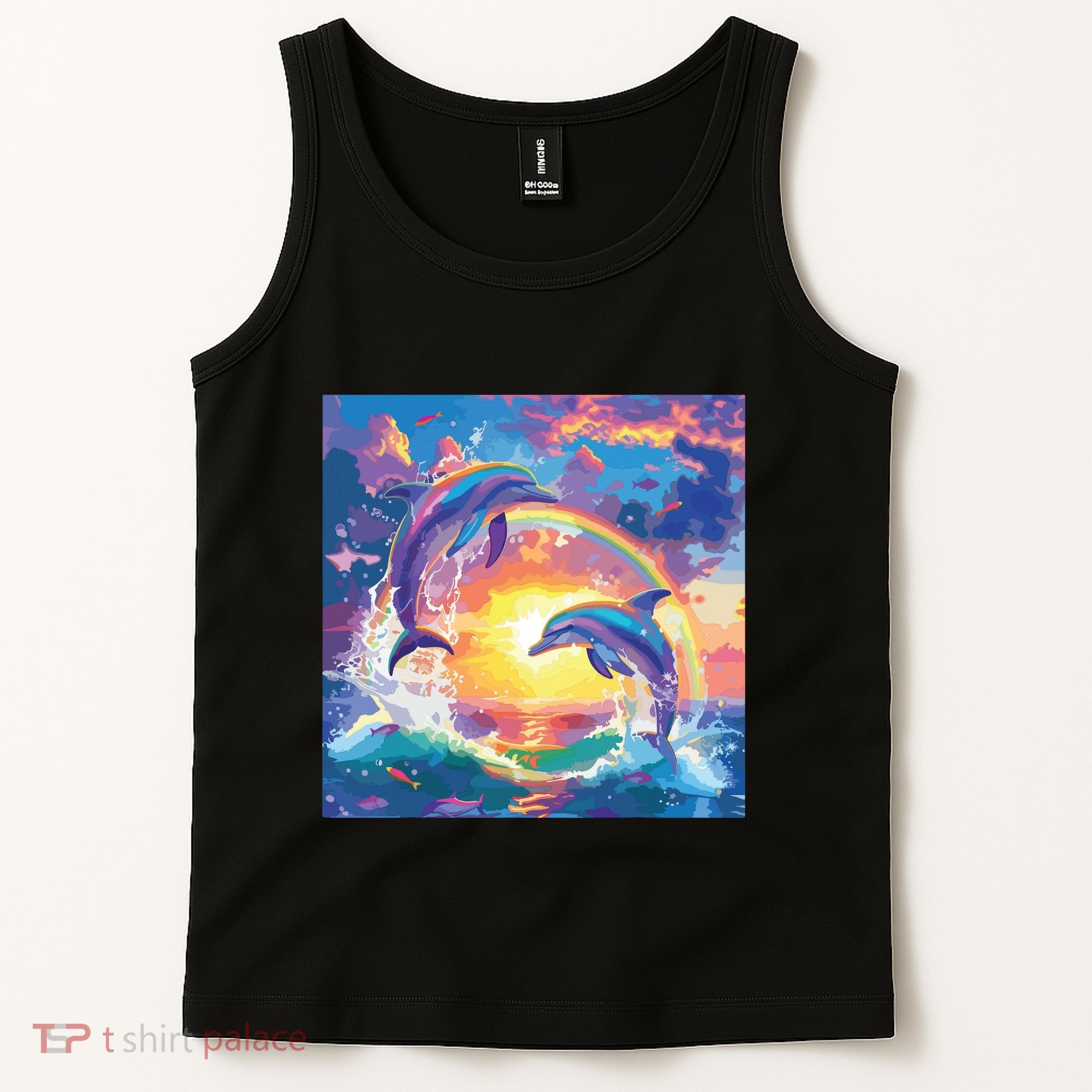 I Just Wanna Be Part Of Your Symphony Symphony Dolphin Meme Tank Top