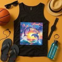 I Just Wanna Be Part Of Your Symphony Symphony Dolphin Meme Tank Top thumb 4