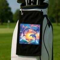 I Just Wanna Be Part Of Your Symphony Symphony Dolphin Meme Golf Towel thumb 2