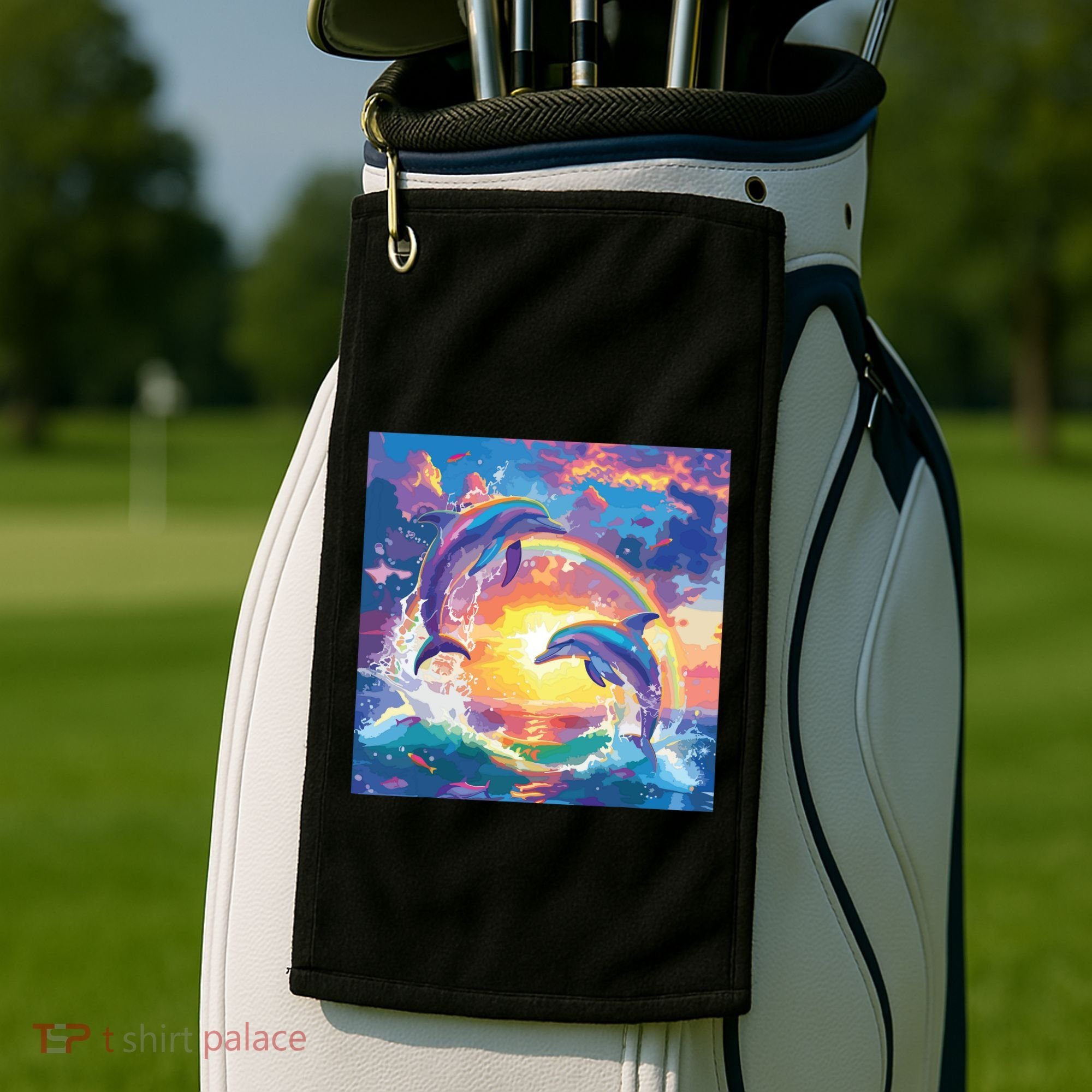 I Just Wanna Be Part Of Your Symphony Symphony Dolphin Meme Golf Towel
