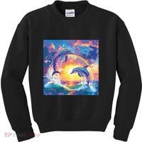 I Just Wanna Be Part Of Your Symphony Symphony Dolphin Meme Kids Sweatshirt thumb 0