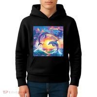I Just Wanna Be Part Of Your Symphony Symphony Dolphin Meme Kids Hoodie thumb 4