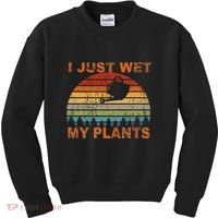 I Just Wet My Plants Gardening Kids Sweatshirt thumb 0