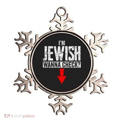 I'm Jewish Wanna Check Hebrew Hanukkah Passover Brit Milah Gift Ornament