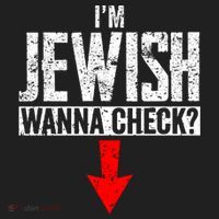 I'm Jewish Wanna Check Hebrew Hanukkah Passover Brit Milah Gift Golf Towel thumb 3