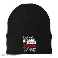 I Just Want To Cuddle And Watch Horror Movies Beanie thumb 0