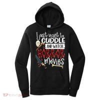 I Just Want To Cuddle And Watch Horror Movies Women's Hoodie thumb 0