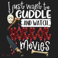 I Just Want To Cuddle And Watch Horror Movies Hat thumb 2