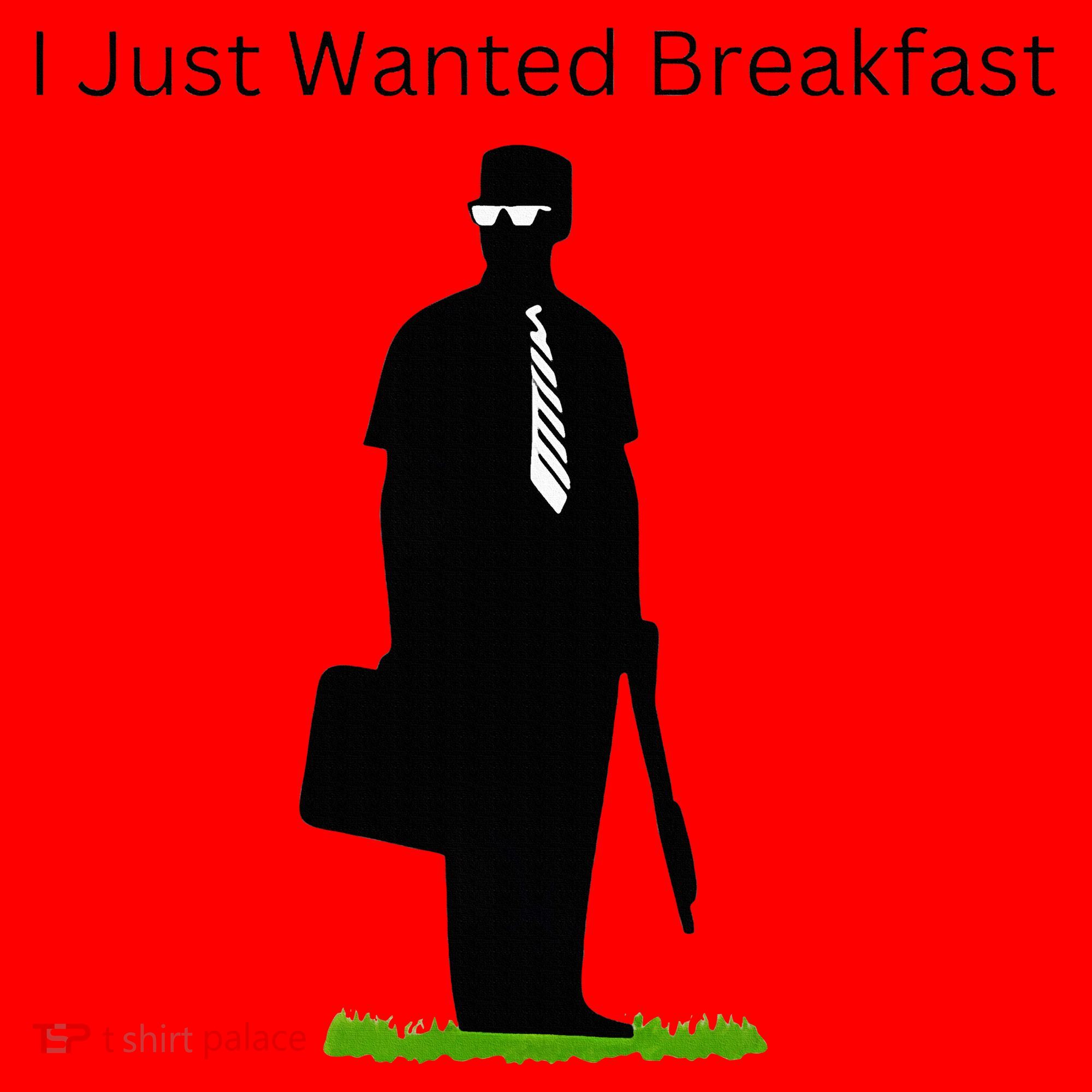 I Just Wanted Breakfast Santa Hat