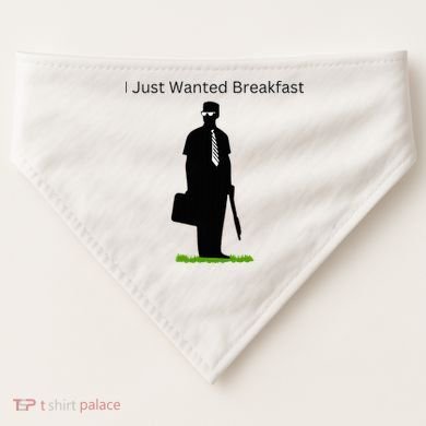 I Just Wanted Breakfast USA-Made Doggie Bandana