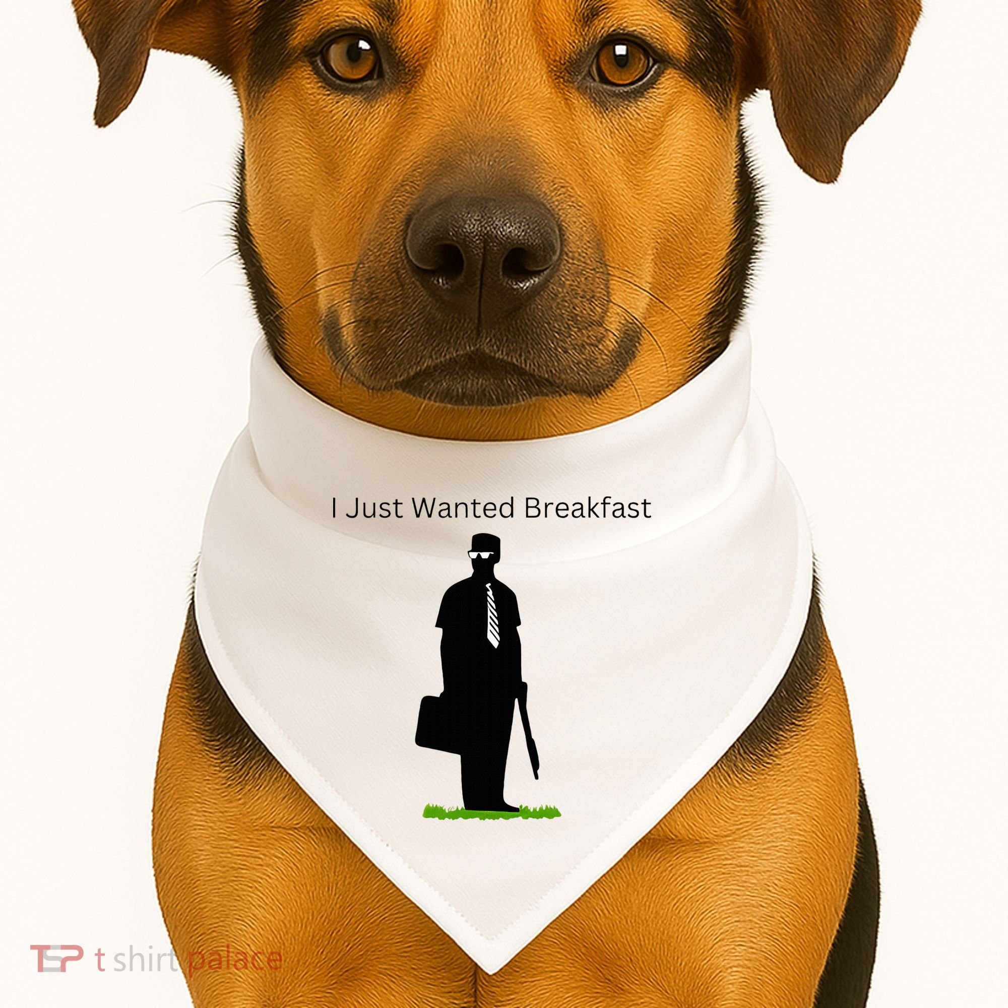 I Just Wanted Breakfast USA-Made Doggie Bandana