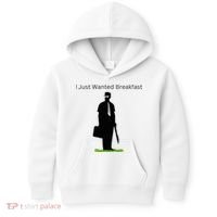 I Just Wanted Breakfast Kids Hoodie thumb 0