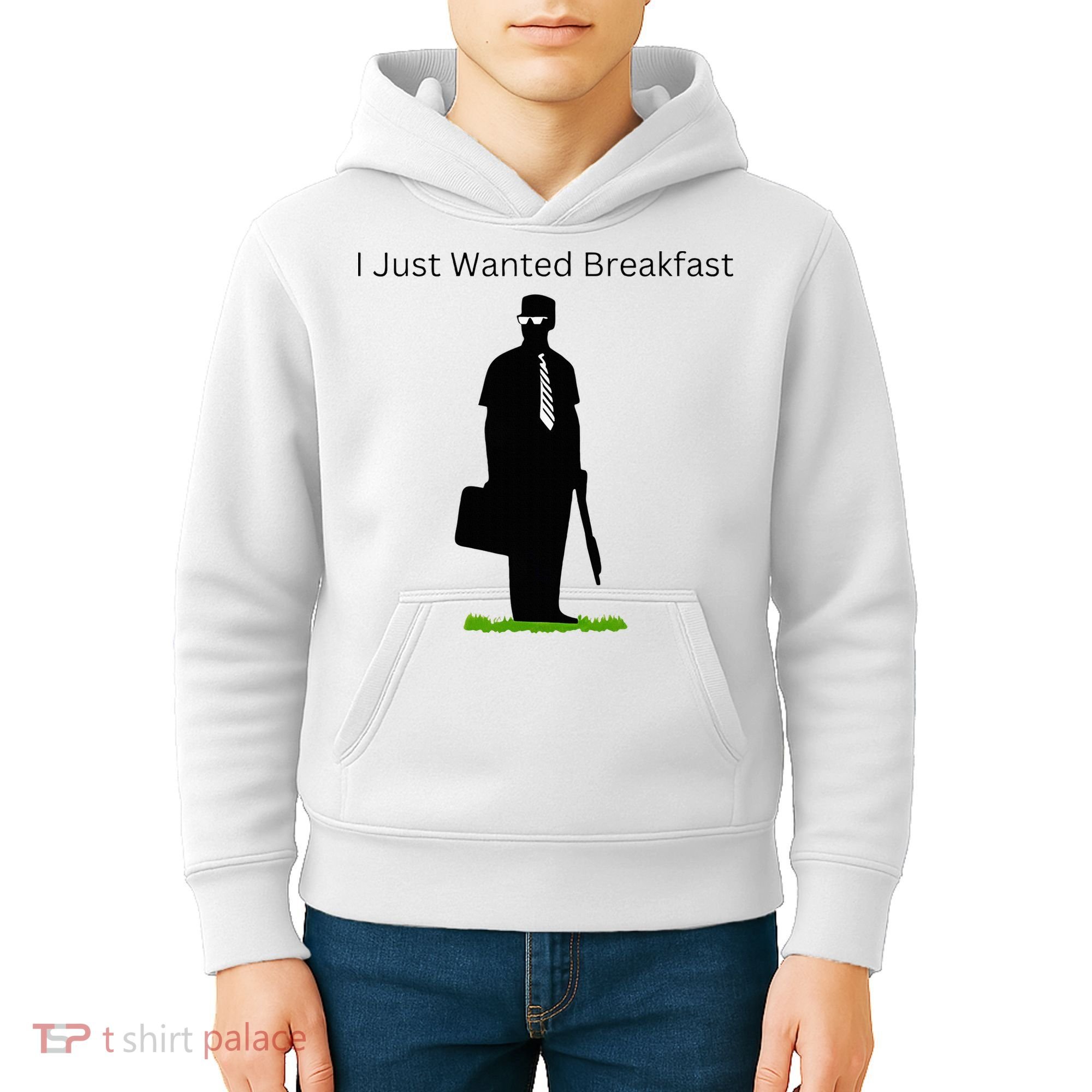 I Just Wanted Breakfast Kids Hoodie
