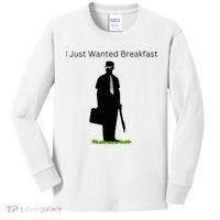 I Just Wanted Breakfast Kids Long Sleeve Shirt thumb 0