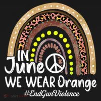 In June We Wear Orange End Gun Violence Awareness Rainbow Tote Bag thumb 4
