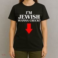 I'm Jewish Wanna Check Funny Jewish  T-Shirt thumb 4