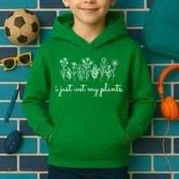 I Just Wet My Plants Kids Hoodie thumb 2