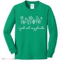 I Just Wet My Plants Kids Long Sleeve Shirt thumb 0